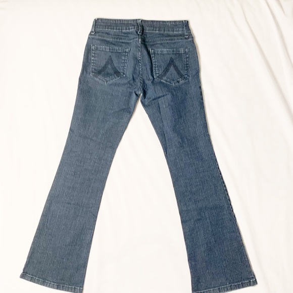 Delia’s Bailey Dark Blue Flared Jeans-Size 5/6R - Picture 6 of 9